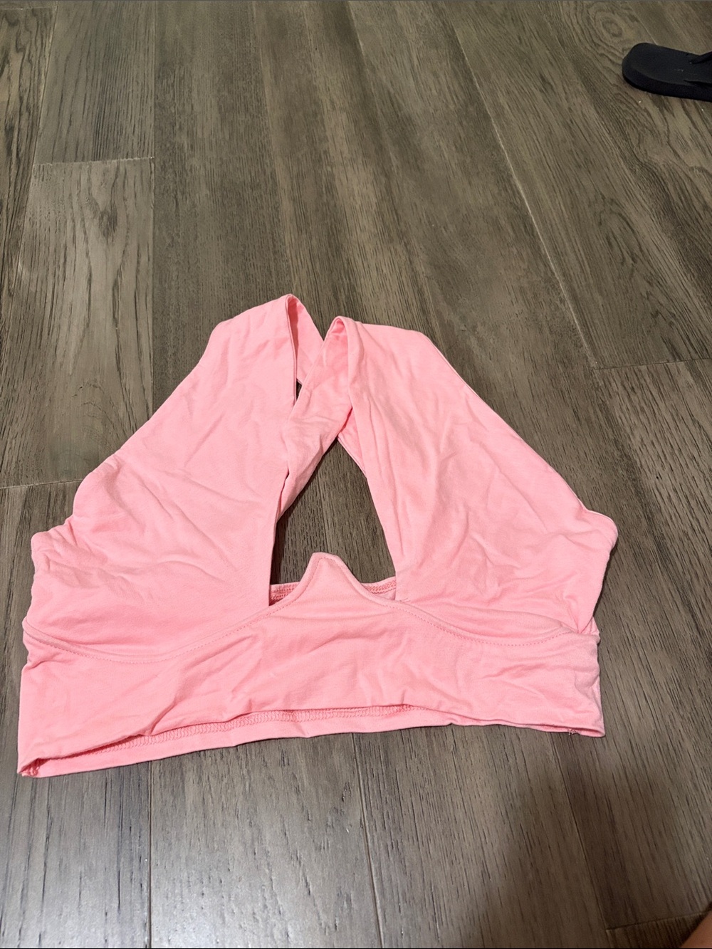 SHEIN Coral-Peach Bralette Top
